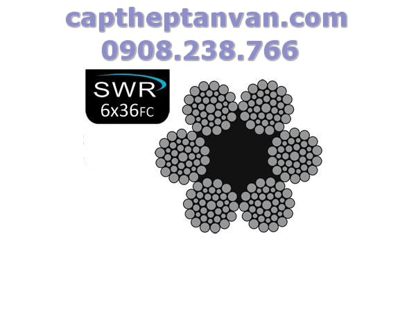 Cáp 6x36 Lõi Bố Hàn Quốc