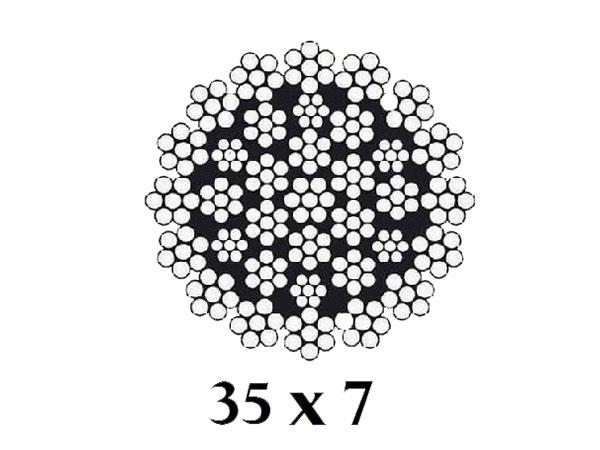 Cáp chống xoắn 35x7 HÀN QUỐC