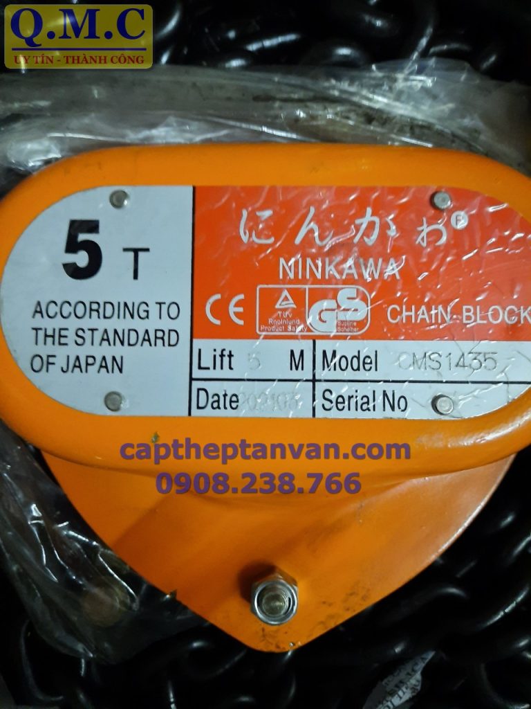 Pa lăng xích 5 tấn ninkawa
