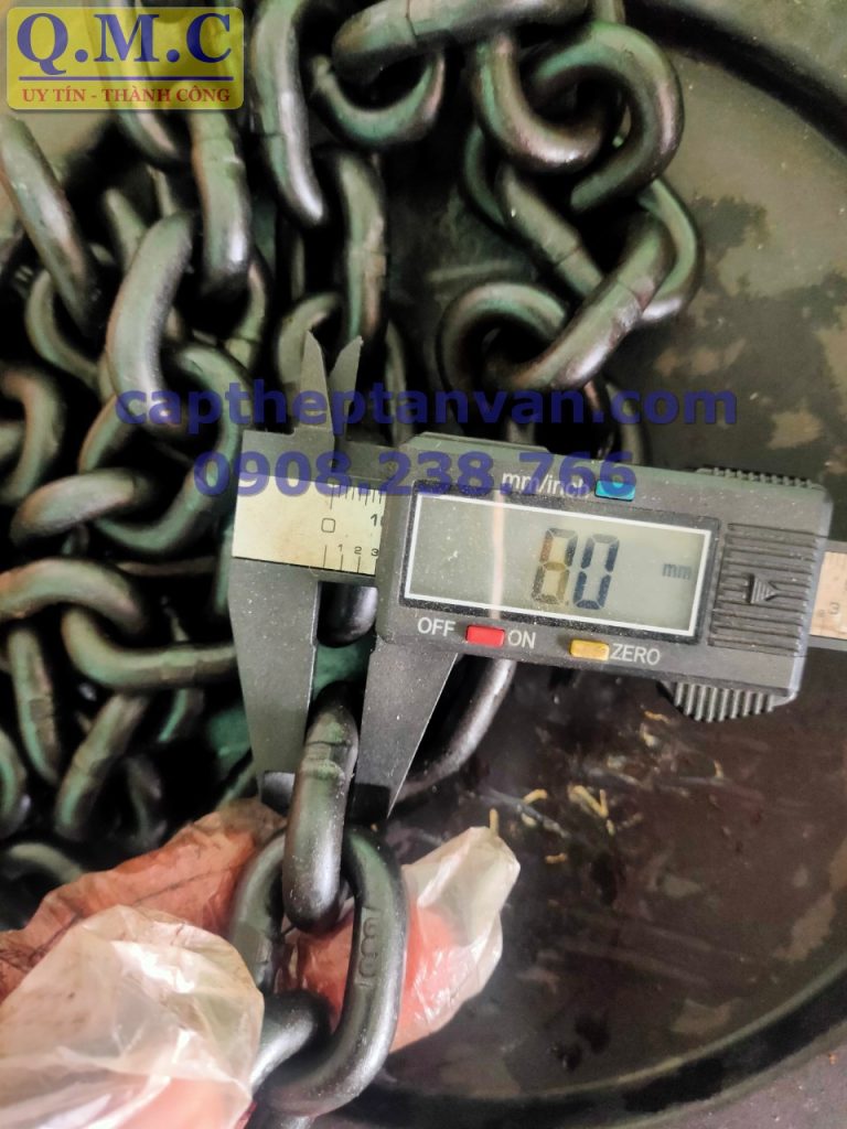 Xích Đen Chịu Lực 8ly USA G80